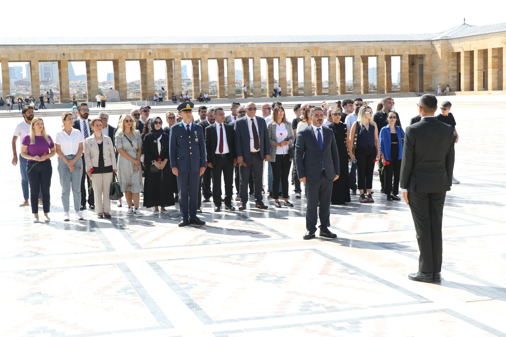 Anıtkabir Ziyareti etkinliğinden bir kare